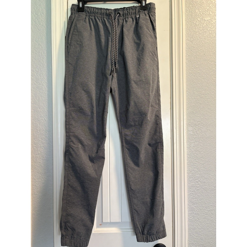 Hurley Joggers Mens Small Gray Athletic Sweatpants Drawstring Elastic Waist